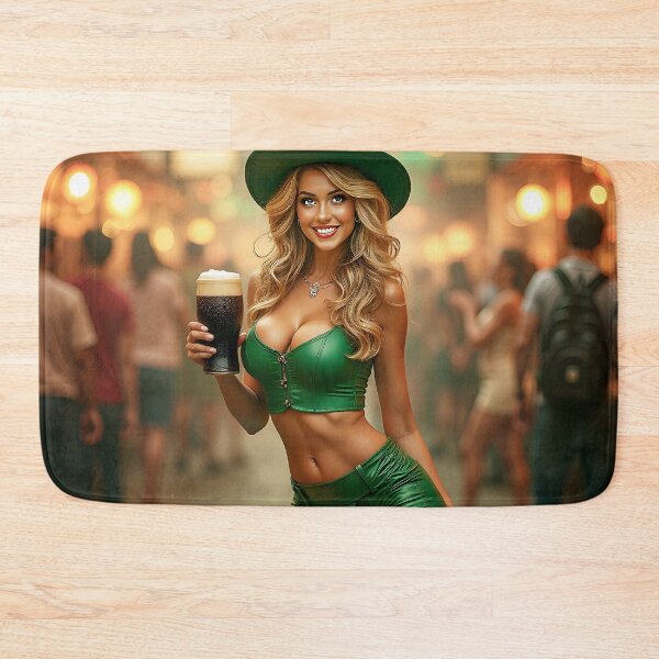 Item preview, Seductive Beautiful Girl on St Patrick's Day designed and sold by Huskyyy Designs.