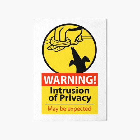 Aperçu de l'œuvre Signe de danger d'intrusion créée et vendue par RichSkipworth.