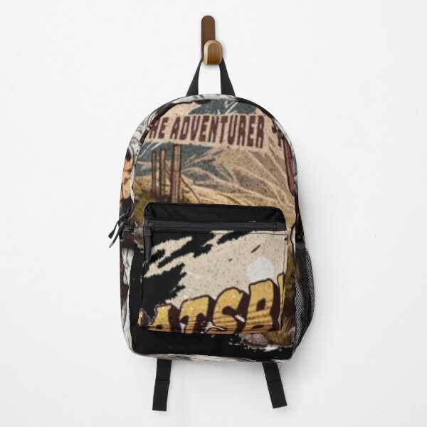 Item preview, Gatsby The Adventurer – Vintage Hiking Dog & Mountain Trail Design designed and sold by GenZFashion000.