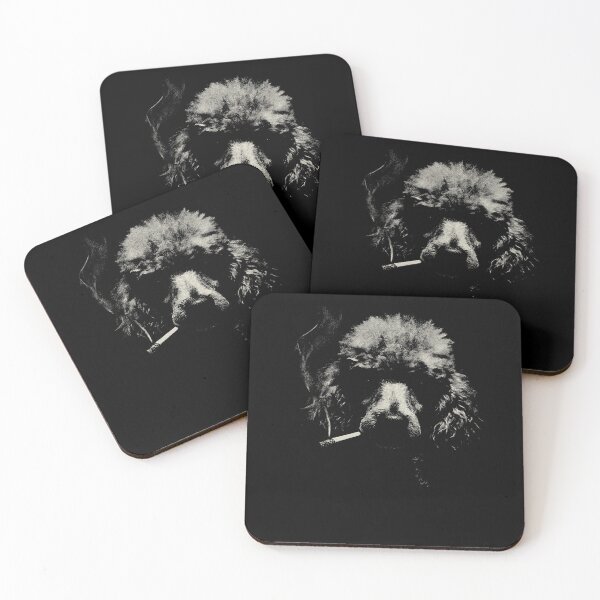 Item preview, Sophisticated Poodle Smoking Dog Portrait designed and sold by k3rstman1.