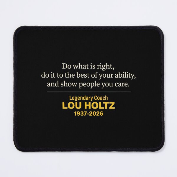 Item preview,  Lou Holtz Notre Dame Legend, Play Like A Champion, Lou Holtz ND RIP Notre Legend, Lou Holtz Tribute 1937-2026, Legendary Football Coach Memorial, South Bend Football Legend Legacy, Lou Holtz RIP 2 designed and sold by HyphThonia.