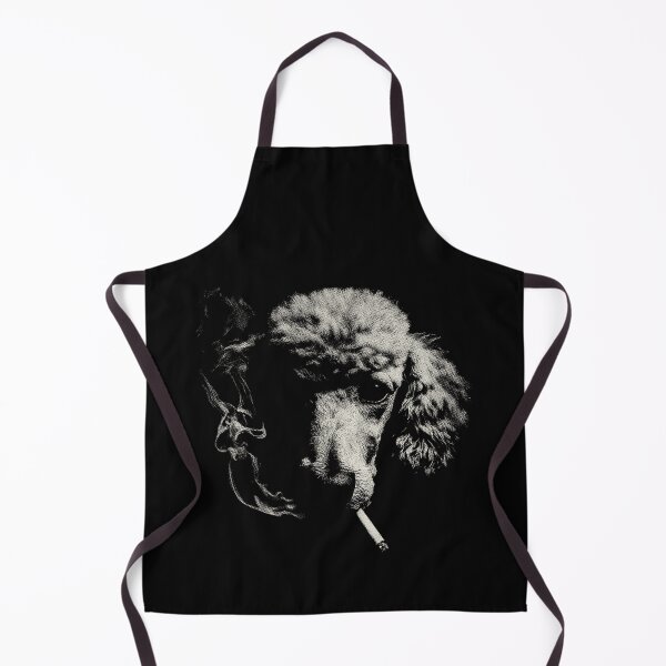 Item preview, Edgy Poodle Smoking Cigarette Low Key Portrait designed and sold by k3rstman1.