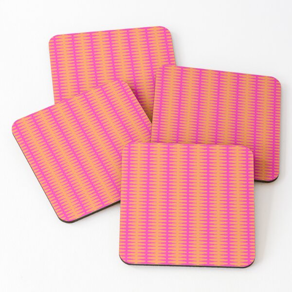 Item preview, Marie-vertical-Hot Pink-Orange designed and sold by Fabricatemyart.