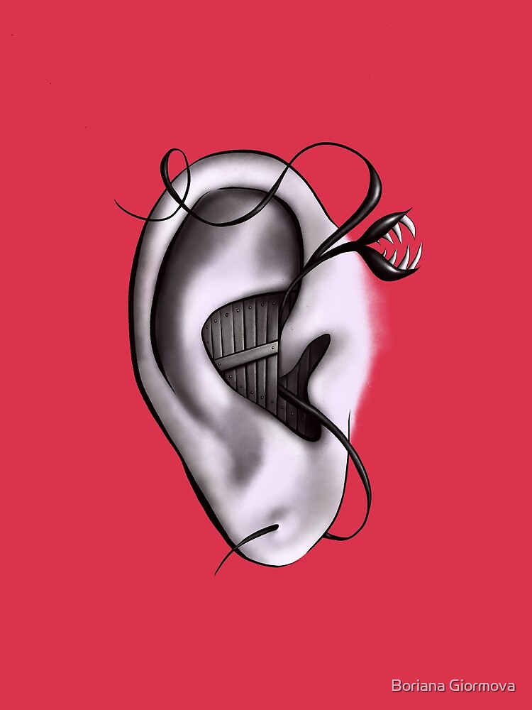 Ear Monster Weird Art by azzza