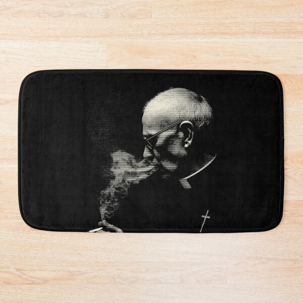 Item preview, Vintage Priest Smoking Cigarette Portrait designed and sold by k3rstman1.