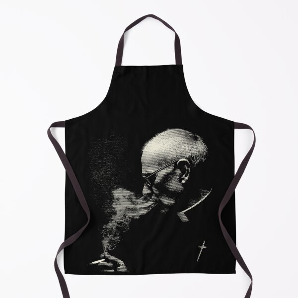 Item preview, Vintage Priest Smoking Cigarette Portrait designed and sold by k3rstman1.