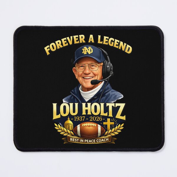 Item preview,  Lou Holtz Notre Dame Legend, Play Like A Champion, Lou Holtz ND RIP Notre Legend, Lou Holtz Tribute 1937-2026, Legendary Football Coach Memorial, South Bend Football Legend Legacy, Lou Holtz RIP 2 designed and sold by HyphThonia.