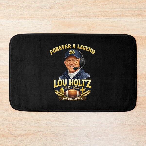 Item preview,  Lou Holtz Notre Dame Legend, Play Like A Champion, Lou Holtz ND RIP Notre Legend, Lou Holtz Tribute 1937-2026, Legendary Football Coach Memorial, South Bend Football Legend Legacy, Lou Holtz RIP 2 designed and sold by HyphThonia.