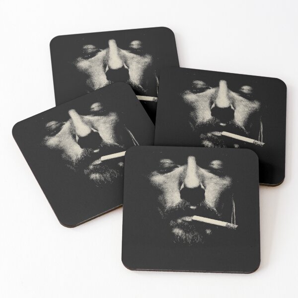 Item preview, Low Key Priest Smoking Cigarette Portrait designed and sold by k3rstman1.