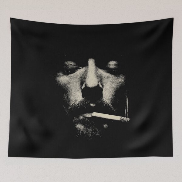 Item preview, Low Key Priest Smoking Cigarette Portrait designed and sold by k3rstman1.