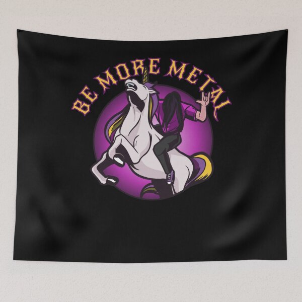 Item preview, Be moree metall - Metallerss on unicornn designed and sold by sillasouma.