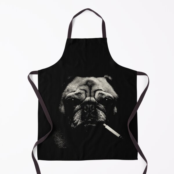 Item preview, Pug Face Smoking Cigarette Dark Low Key designed and sold by k3rstman1.