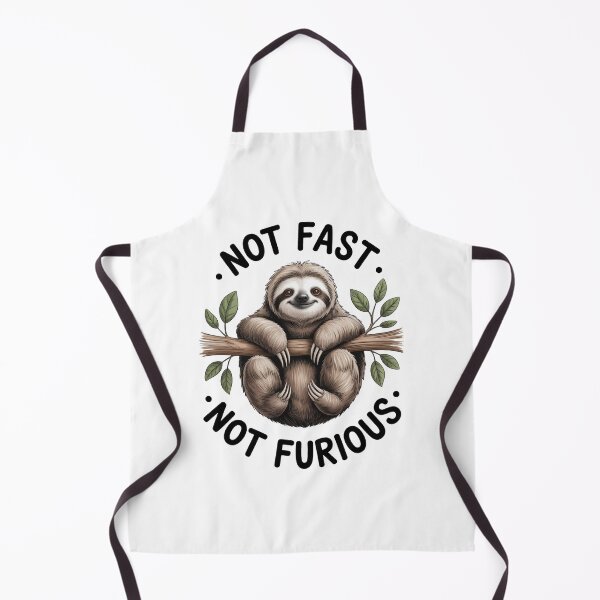 Item preview, Funny Sloth "Not Fast Not Furious" designed and sold by KrisGraphic45.