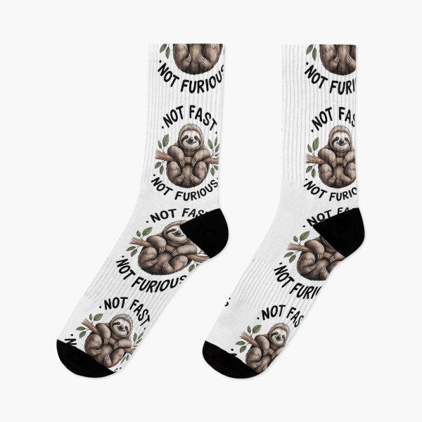Item preview, Funny Sloth "Not Fast Not Furious"  designed and sold by KrisGraphic45.