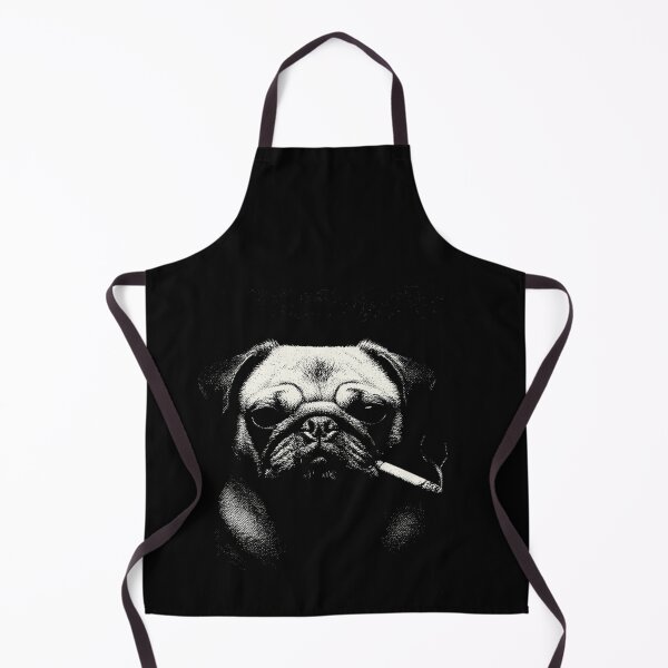 Item preview, Cool Pug Smoking Cigarette Low Key Portrait designed and sold by k3rstman1.