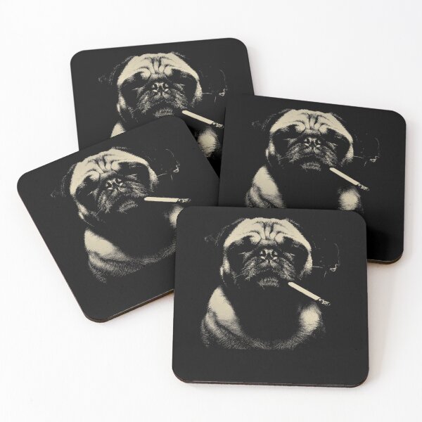 Item preview, Vintage Pug Smoking Cigarette designed and sold by k3rstman1.