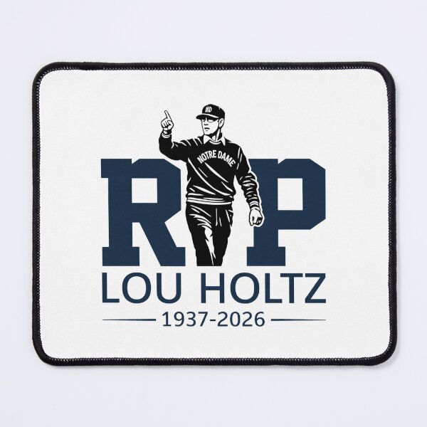 Item preview, Lou Holtz Notre Dame Legend, Play Like A Champion, Lou Holtz ND RIP Notre Legend, Lou Holtz Tribute 1937-2026, Legendary Football Coach Memorial, South Bend Football Legend Legacy, Lou Holtz RIP 2 designed and sold by HyphThonia.