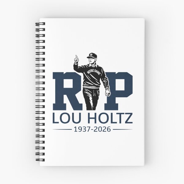 Item preview, Lou Holtz Notre Dame Legend, Play Like A Champion, Lou Holtz ND RIP Notre Legend, Lou Holtz Tribute 1937-2026, Legendary Football Coach Memorial, South Bend Football Legend Legacy, Lou Holtz RIP 2 designed and sold by HyphThonia.