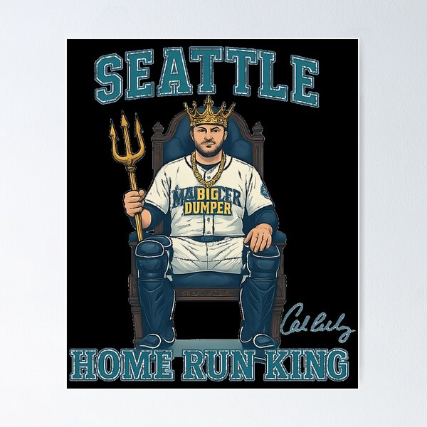 Item preview, Seattle Home Run King- Cal Raleigh Big Dumper Crown designed and sold by GirafaConG.
