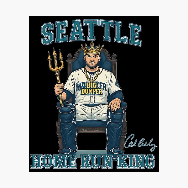 Item preview, Seattle Home Run King- Cal Raleigh Big Dumper Crown designed and sold by GirafaConG.