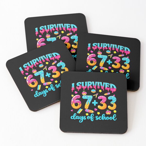 Item preview, I Survived 67 33 Days Of School Colorful Kids Celebration designed and sold by gladysenglish.