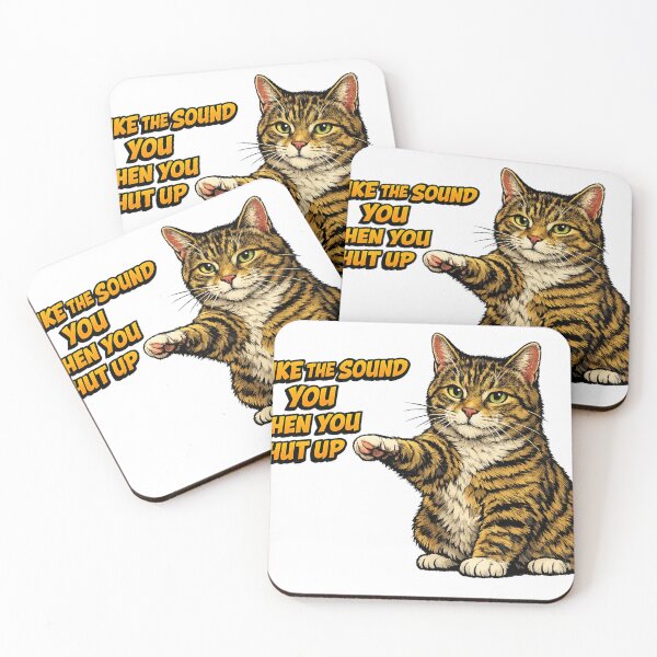 Item preview, The Sweet Sound of Silence (According to This Cat) designed and sold by RolMerch.