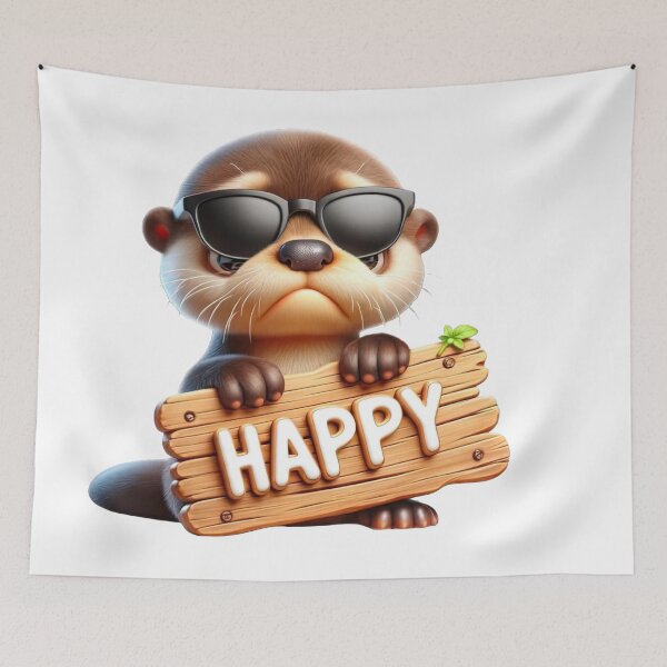 Item preview, "HAPPY" designed and sold by KrisGraphic45.