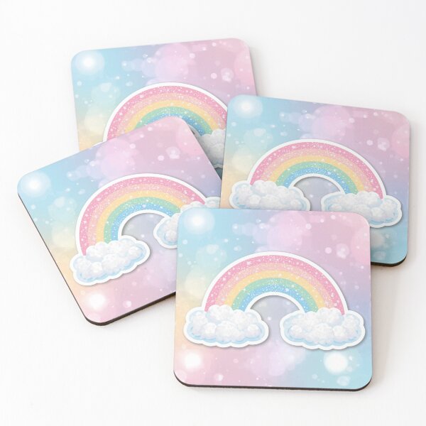 Item preview, Pastel Rainbow With Clouds – Cute Dreamy Aesthetic designed and sold by Saynix.