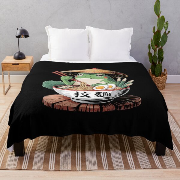 Item preview, Ramen Frog Japanese Noodle Lover Illustration designed and sold by titanlevi.