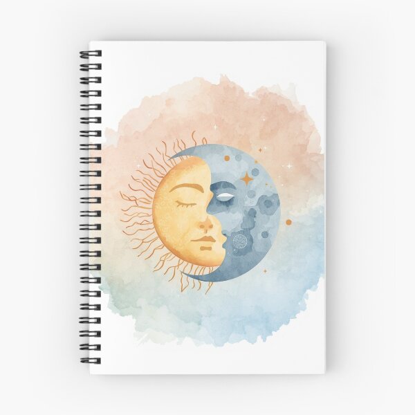 Item preview, Sun and Moon Celestial Illustration – Mystical Aesthetic Art designed and sold by Saynix.