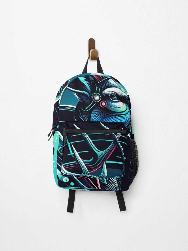 Thumbnail 1 of 3, Backpack, Great bionic deer designed and sold by Artillenium.