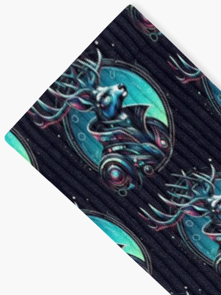 Thumbnail 2 of 5, Socks, Great bionic deer designed and sold by Artillenium.