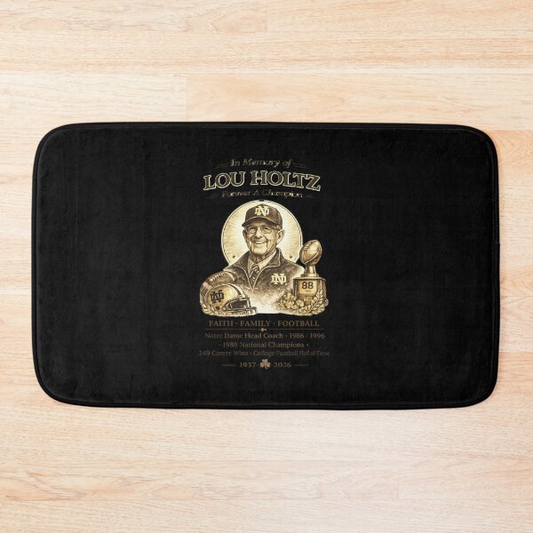 Item preview, Lou Holtz Notre Dame Legend, Play Like A Champion, Lou Holtz ND RIP Notre Legend, Lou Holtz Tribute 1937-2026, Legendary Football Coach Memorial, South Bend Football Legend Legacy, Lou Holtz RIP 2 designed and sold by HyphThonia.