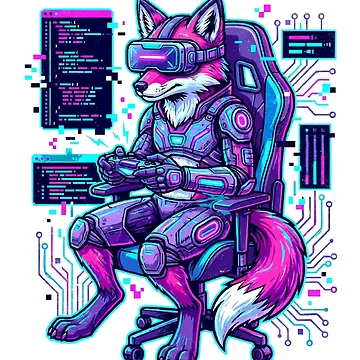 Artwork thumbnail, Gamer fox by Remy490