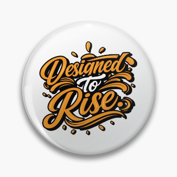 Item preview, Designed to Rise Motivational Typography Design designed and sold by GrandMotto.
