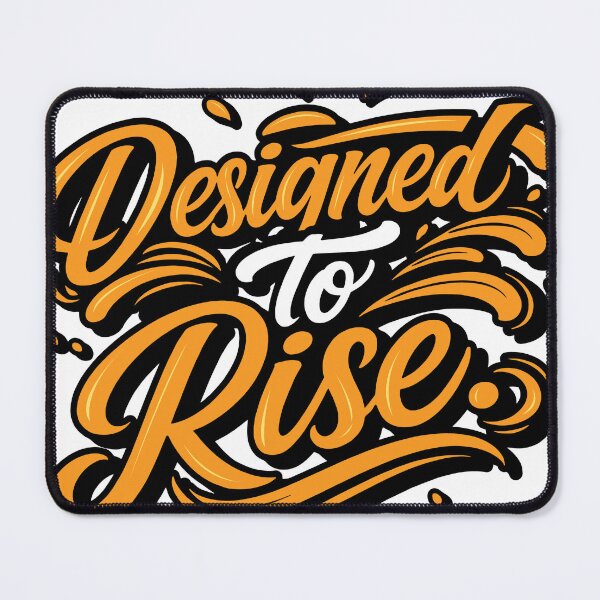 Item preview, Designed to Rise Motivational Typography Design designed and sold by GrandMotto.