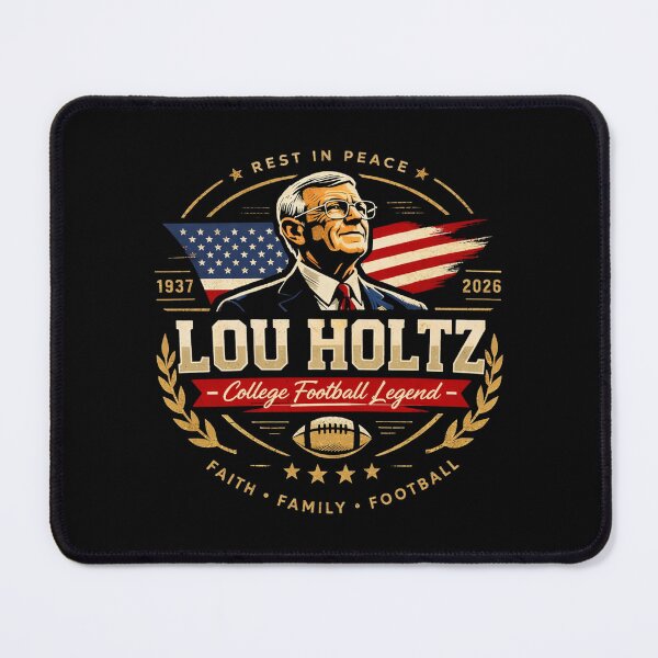 Item preview,  Lou Holtz Notre Dame Legend, Play Like A Champion, Lou Holtz ND RIP Notre Legend, Lou Holtz Tribute 1937-2026, Legendary Football Coach Memorial, South Bend Football Legend Legacy, Lou Holtz RIP 2 designed and sold by HyphThonia.