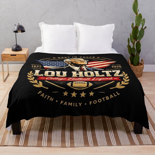 Item preview,  Lou Holtz Notre Dame Legend, Play Like A Champion, Lou Holtz ND RIP Notre Legend, Lou Holtz Tribute 1937-2026, Legendary Football Coach Memorial, South Bend Football Legend Legacy, Lou Holtz RIP 2 designed and sold by HyphThonia.