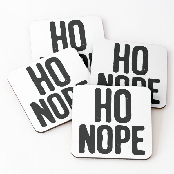 Item preview, HO NOPE – Funny Spoonerism Wordplay for “No Hope” Typography designed and sold by Ramkumar2025.