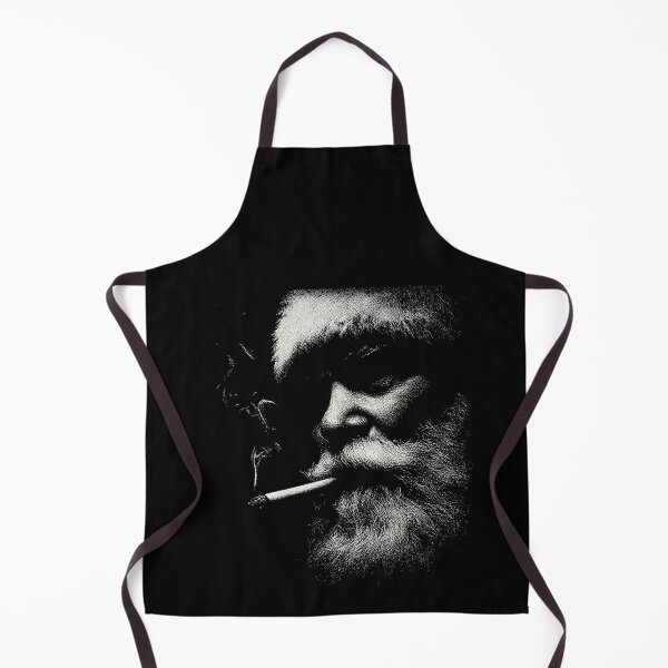 Item preview, Smoking Santa Claus Low Key Christmas Portrait designed and sold by k3rstman1.