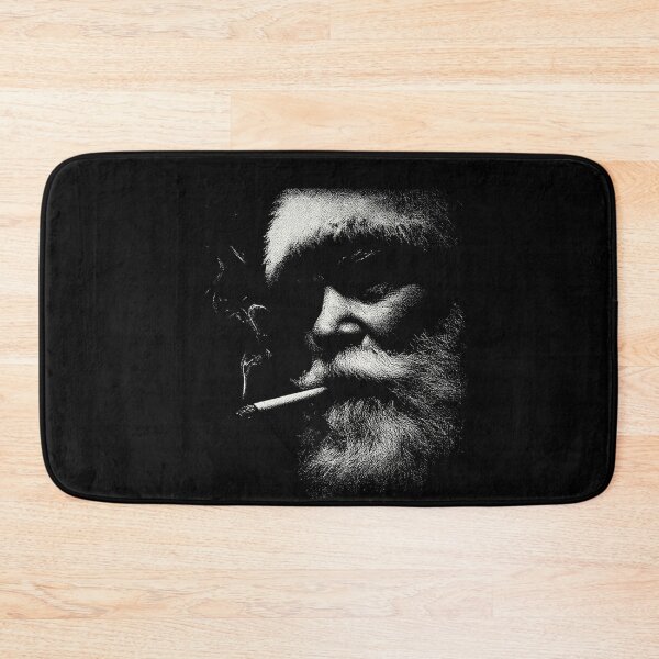 Item preview, Smoking Santa Claus Low Key Christmas Portrait designed and sold by k3rstman1.