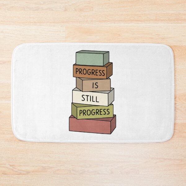Item preview, Progress Is Still Progress Motivation Quote designed and sold by aesthethink.