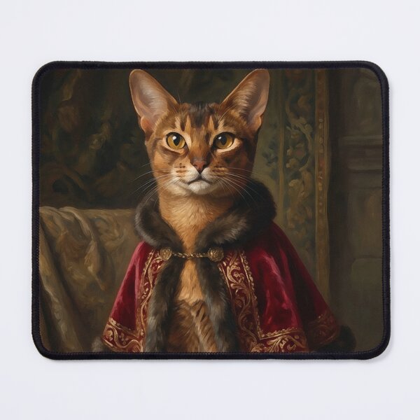 Item preview, Royal Abyssinian Cat Noble Portrait designed and sold by Rutvain.