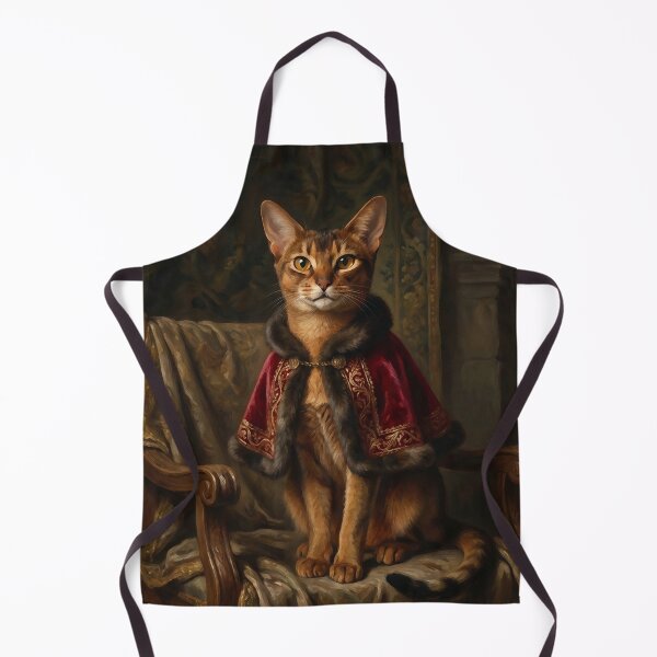 Item preview, Royal Abyssinian Cat Noble Portrait designed and sold by Rutvain.