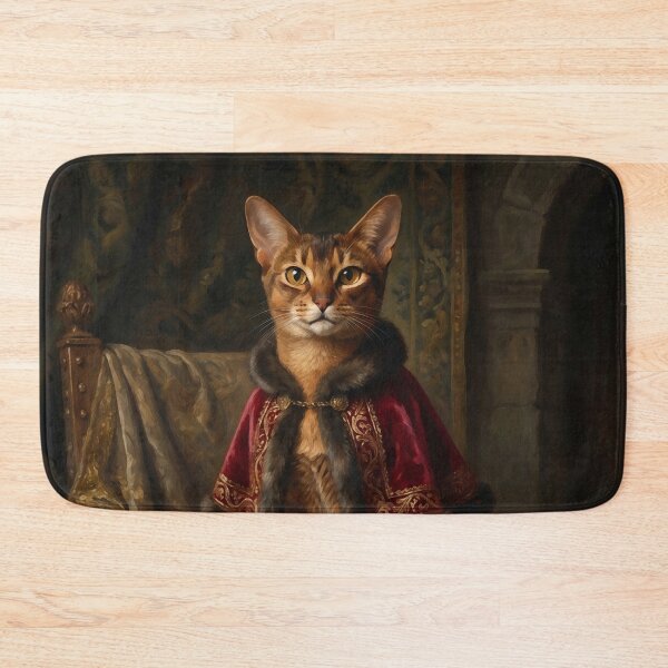Item preview, Royal Abyssinian Cat Noble Portrait designed and sold by Rutvain.