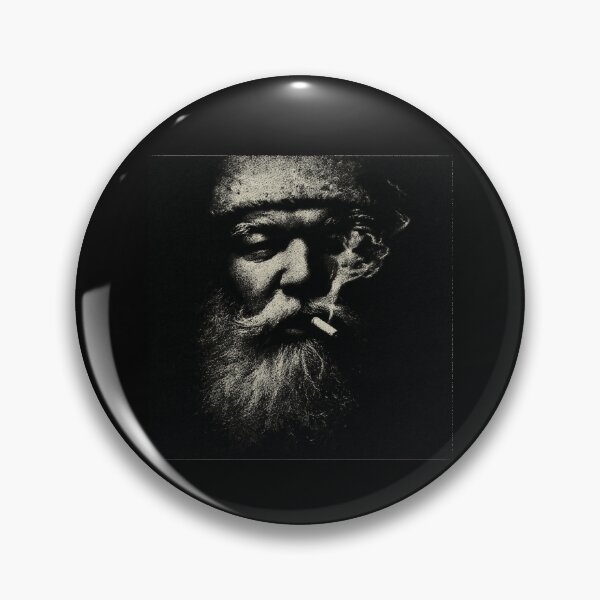 Item preview, Gritty Santa Claus Smoking Cigarette Portrait designed and sold by k3rstman1.