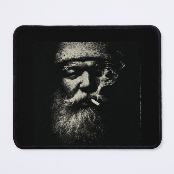 Item preview, Gritty Santa Claus Smoking Cigarette Portrait designed and sold by k3rstman1.