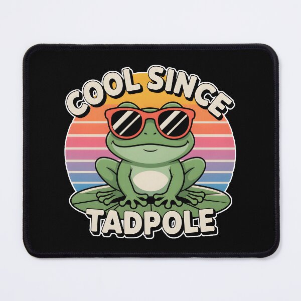 Item preview, Cool Since Tadpole Frog Shirt – Retro 90s Sunglasses Cute Frog Tee designed and sold by ImaginedSpace7.