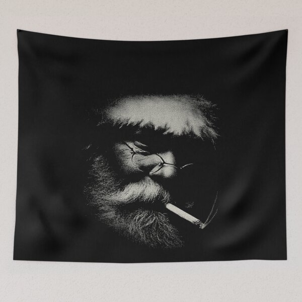 Item preview, Low Key Santa Claus Smoking Cigarette Vintage Christmas designed and sold by k3rstman1.