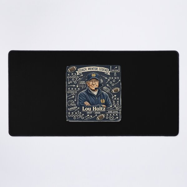 Item preview, Lou Holtz Notre Dame Legend, Play Like A Champion, Lou Holtz ND RIP Notre Legend, Lou Holtz Tribute 1937-2026, Legendary Football Coach Memorial, South Bend Football Legend Legacy, Lou Holtz RIP 2 designed and sold by HyphThonia.
